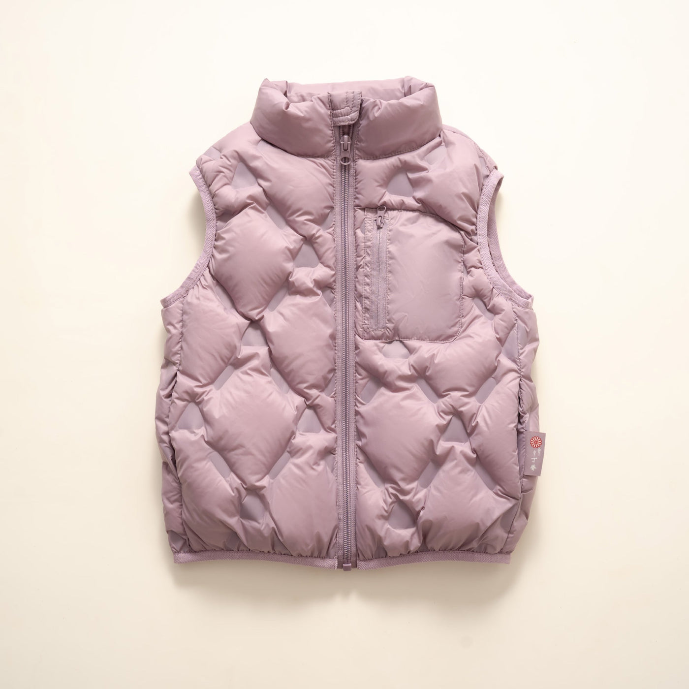 Damen Leichte gesteppte Weste mit hohem Kragen Heidi-Mode