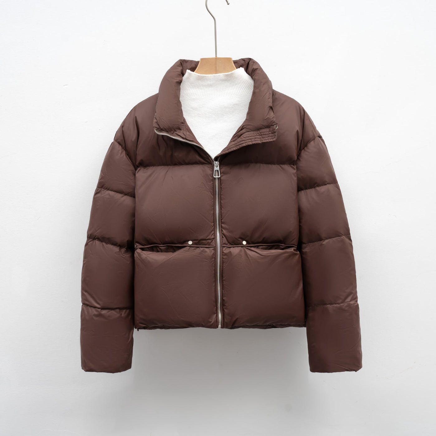 Damen hochwertige Steppjacke mit kurzem Schnitt Heidi-Mode