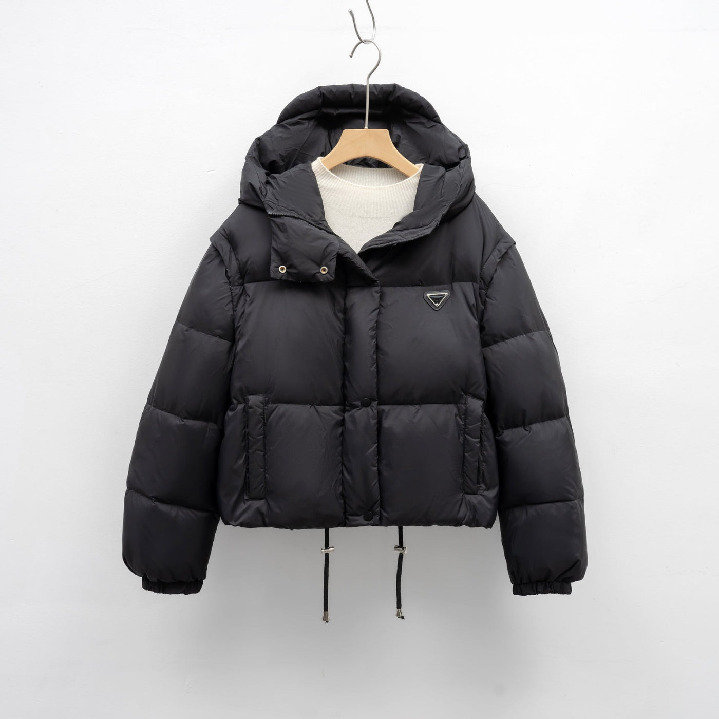 Damen Pufferjacke mit verstellbarem Bund und weichem Innenfutter Heidi-Mode