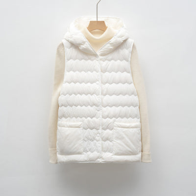 Damen Steppweste mit Kapuze Heidi-Mode