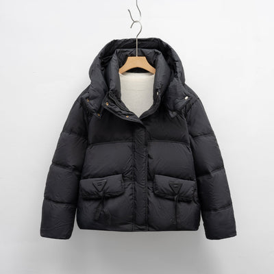 Damen Isolierte Steppjacke mit praktischen Taschen und Kapuze Heidi-Mode