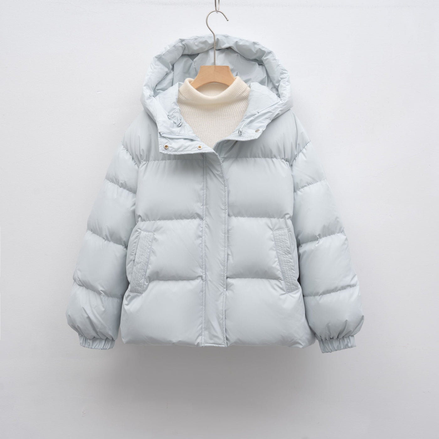 Damen modische Winterjacke mit voluminösen Puffärmeln Heidi-Mode