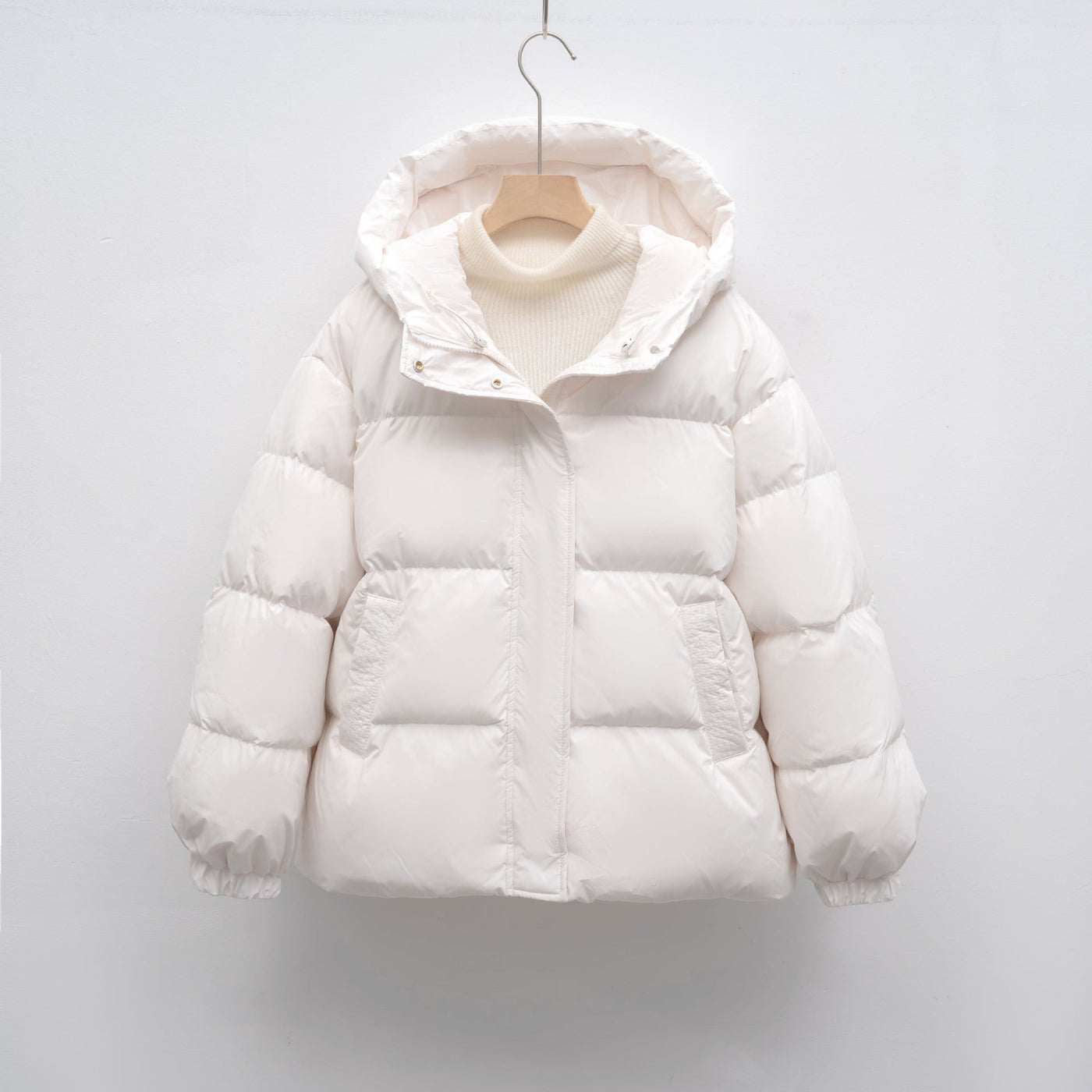 Damen modische Winterjacke mit voluminösen Puffärmeln Heidi-Mode