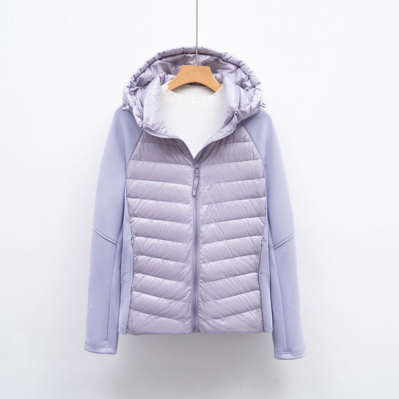 Damen vielseitige Hybridjacke mit Kapuze Heidi-Mode