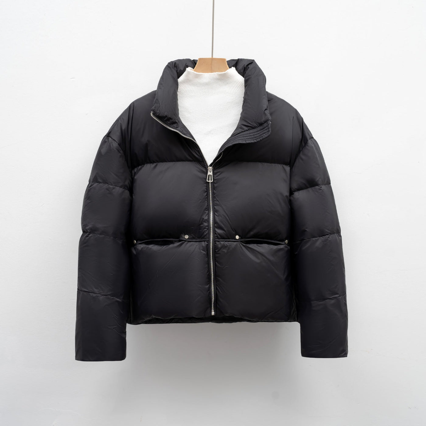 Damen hochwertige Steppjacke mit kurzem Schnitt Heidi-Mode