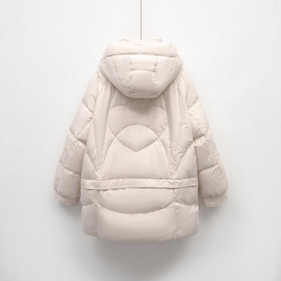 Damen bequeme Steppjacke mit Kapuze Heidi-Mode