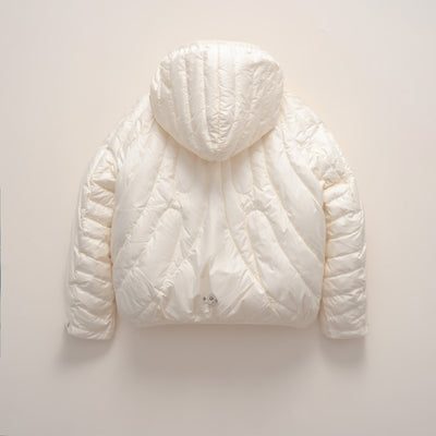 Damen gesteppte Jacke mit Kapuze und trendigem Design Heidi-Mode