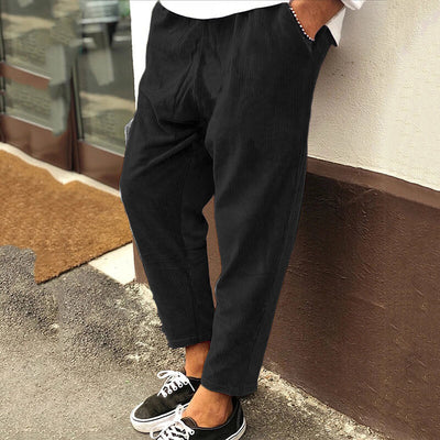 Claremont | Herren Cordhose Loose Fit mit lässiger Knöchellänge