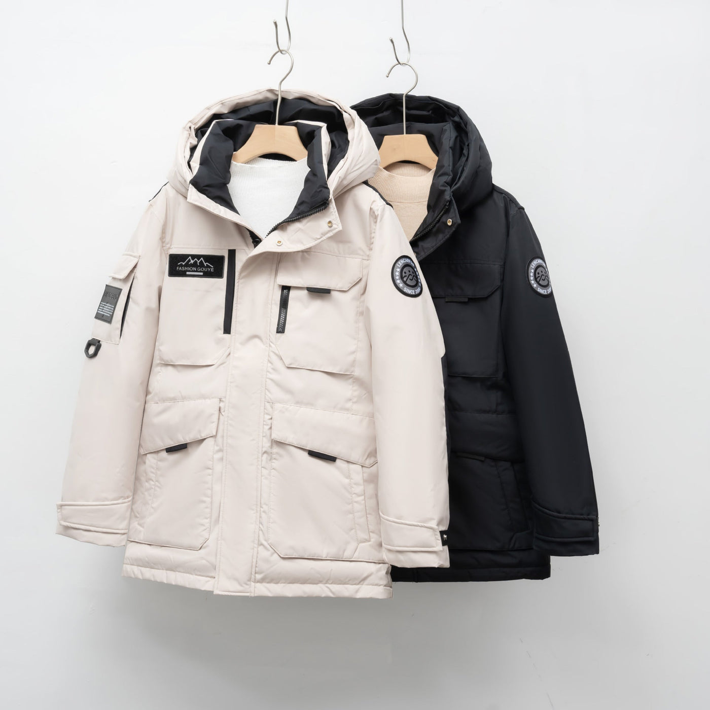 Damen Winterparka mit praktischen Taschen und verstellbarem Kapuzensystem Heidi-Mode