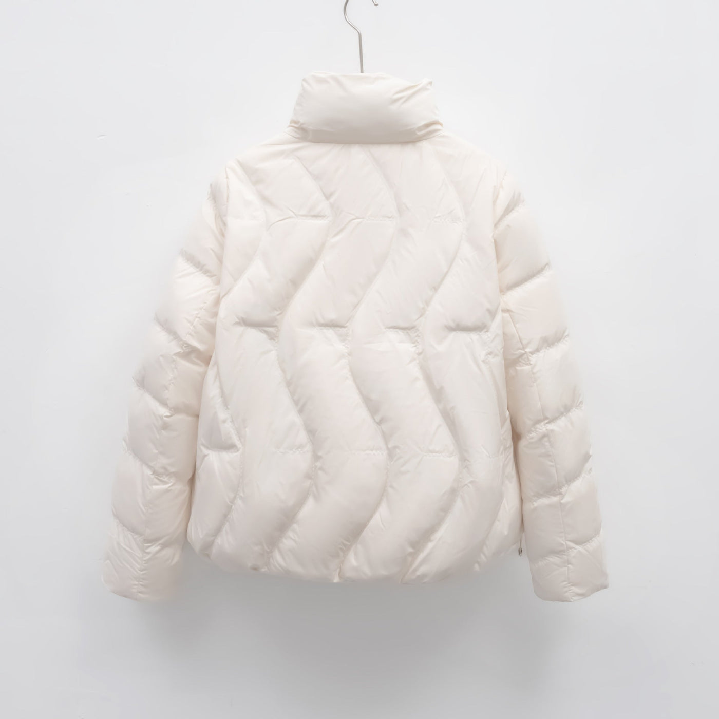 Damen gesteppte Winterjacke mit hochschließendem Kragen Heidi-Mode