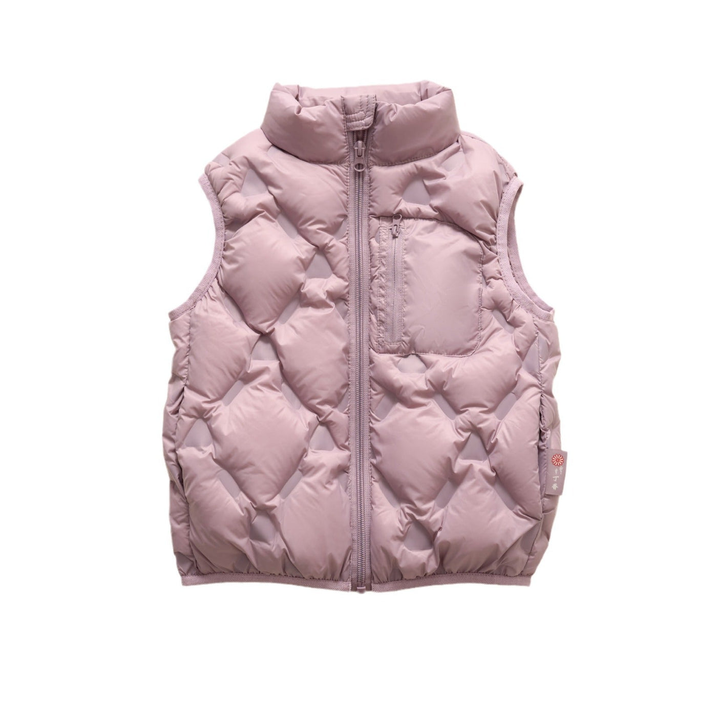 Damen Leichte gesteppte Weste mit hohem Kragen Heidi-Mode