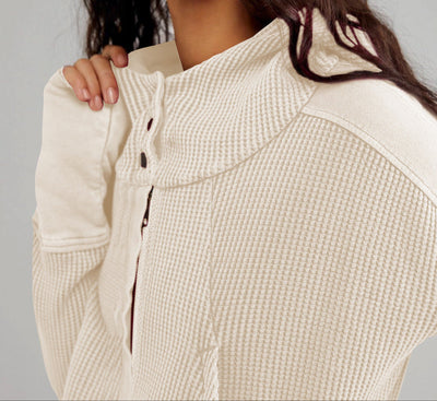 Damen Kapuzenjacke Mit Strukturmuster