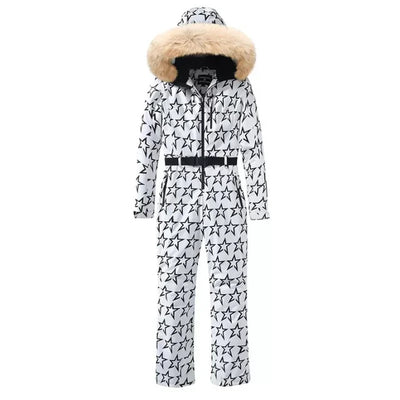 Einteiliger Skianzug für Damen | Wintersportbekleidung
