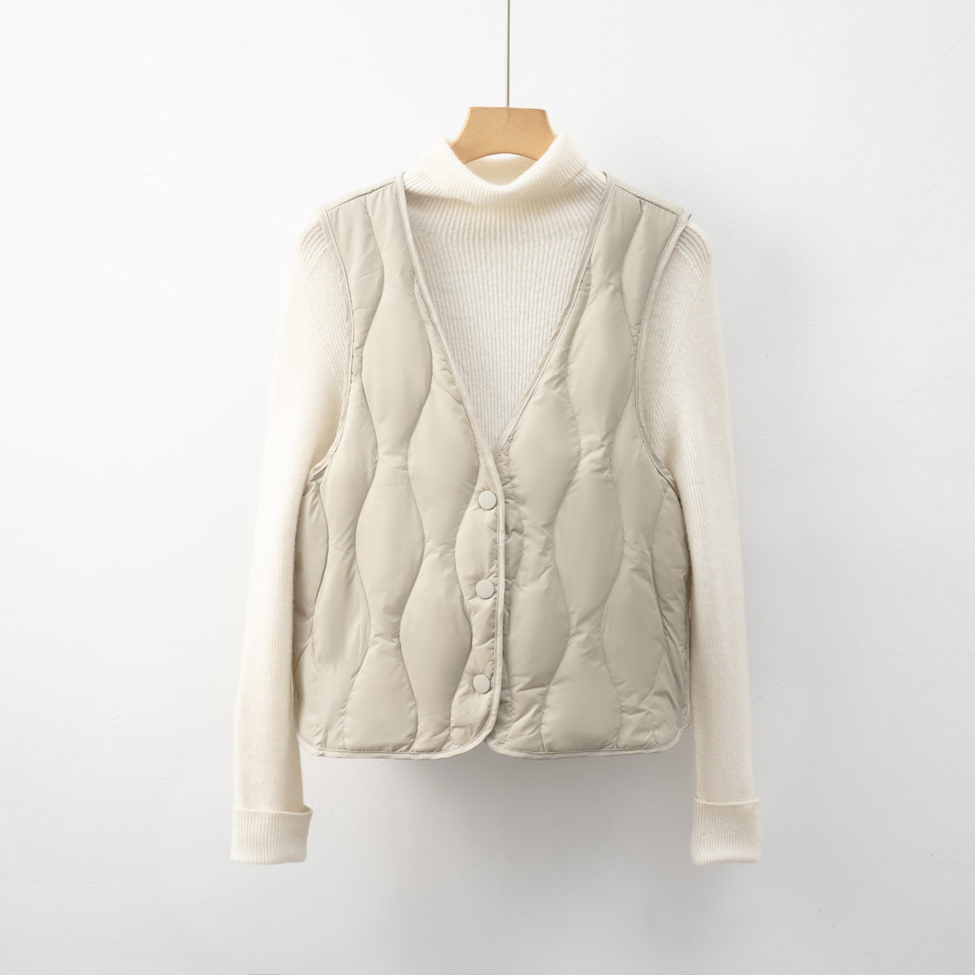 Damen gesteppte Weste mit praktischen Taschen und modernem Schnitt Heidi-Mode