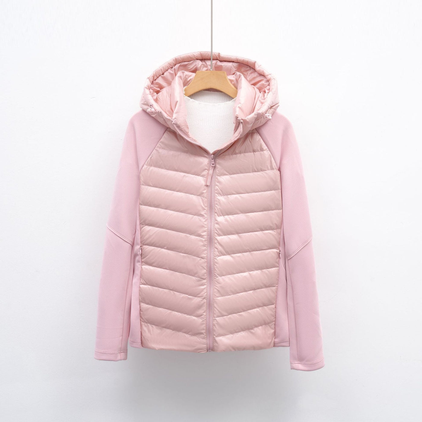Damen vielseitige Hybridjacke mit Kapuze Heidi-Mode