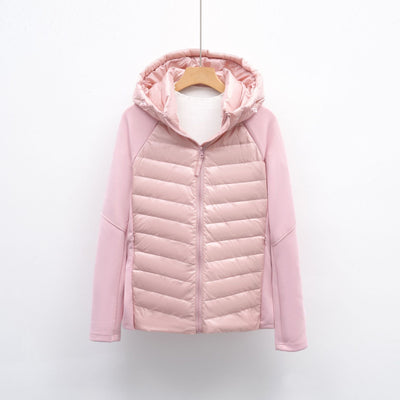 Damen vielseitige Hybridjacke mit Kapuze Heidi-Mode