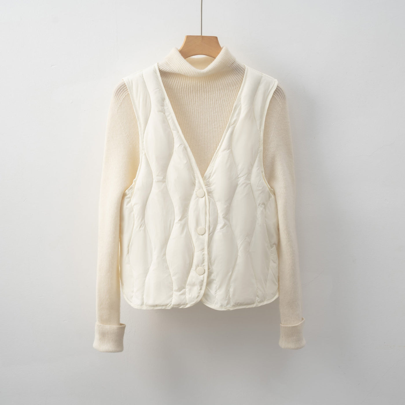 Damen gesteppte Weste mit praktischen Taschen und modernem Schnitt Heidi-Mode