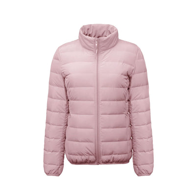 Damen Isolierte Steppjacke mit hohem Kragen und elastischen Bündchen Heidi-Mode