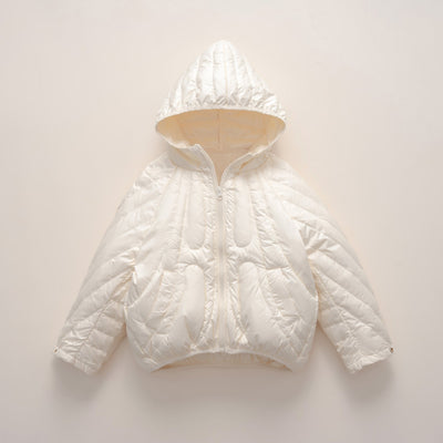 Damen gesteppte Jacke mit Kapuze und trendigem Design Heidi-Mode