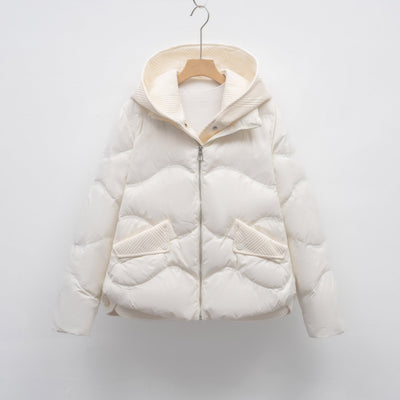 Damen Daunenjacke mit verstellbarem Kragen Heidi-Mode