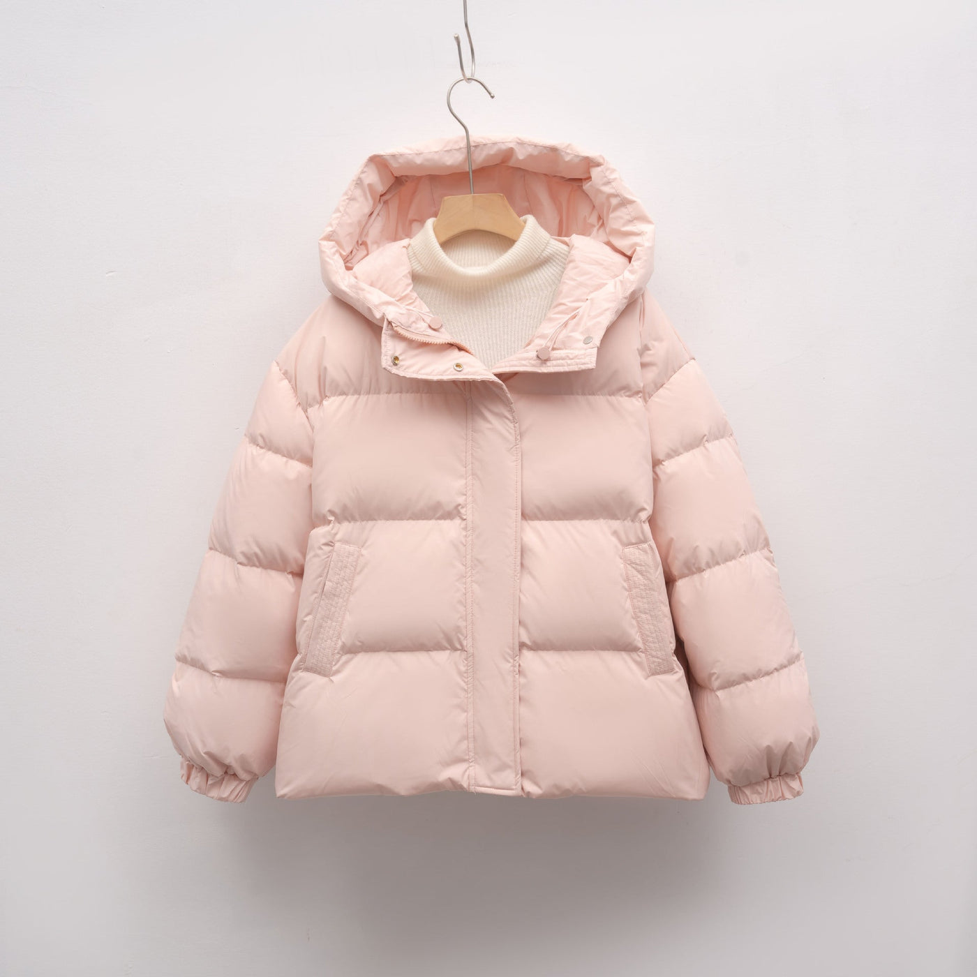 Damen modische Winterjacke mit voluminösen Puffärmeln Heidi-Mode