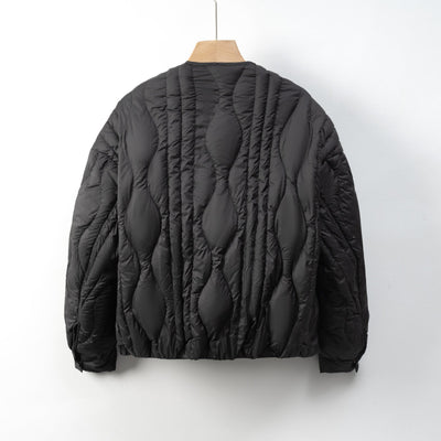 Damen Steppjacke mit praktischem Knopfverschluss und gemütlichen Taschen Heidi-Mode