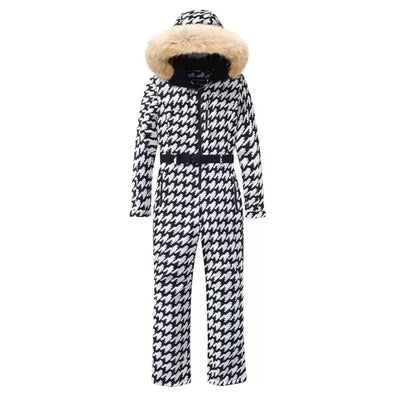 Einteiliger Skianzug für Damen | Wintersportbekleidung