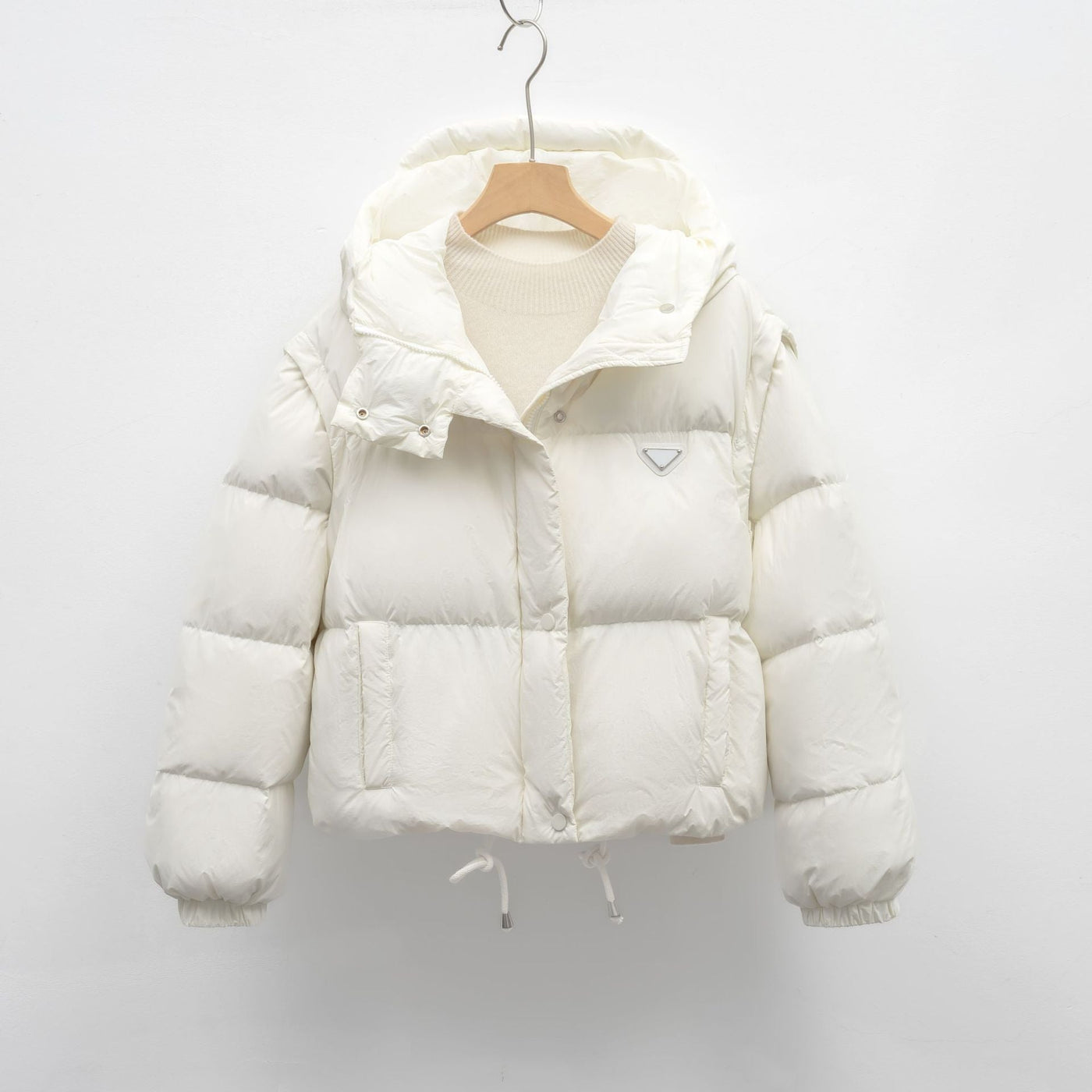 Damen Pufferjacke mit verstellbarem Bund und weichem Innenfutter Heidi-Mode