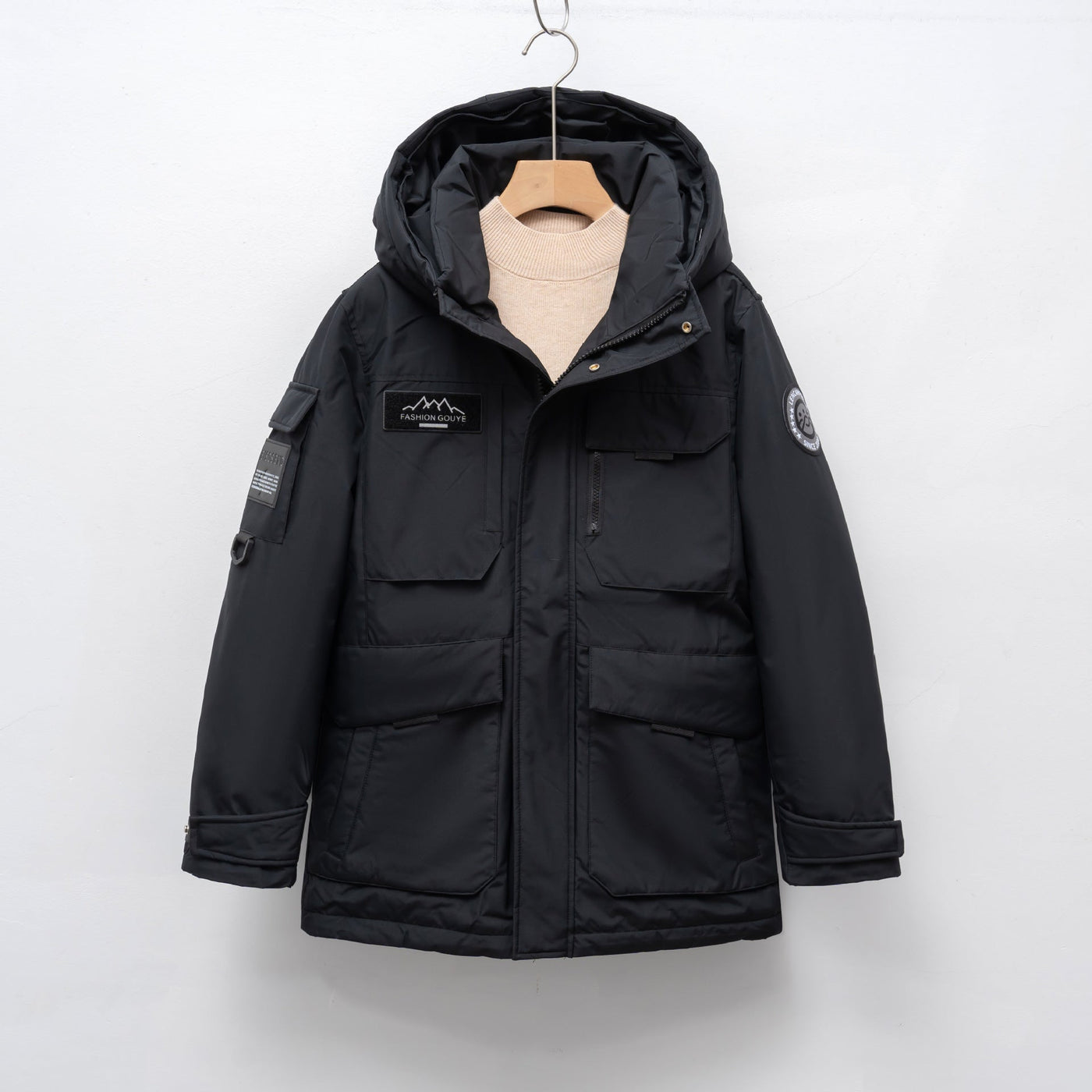 Damen Winterparka mit praktischen Taschen und verstellbarem Kapuzensystem Heidi-Mode