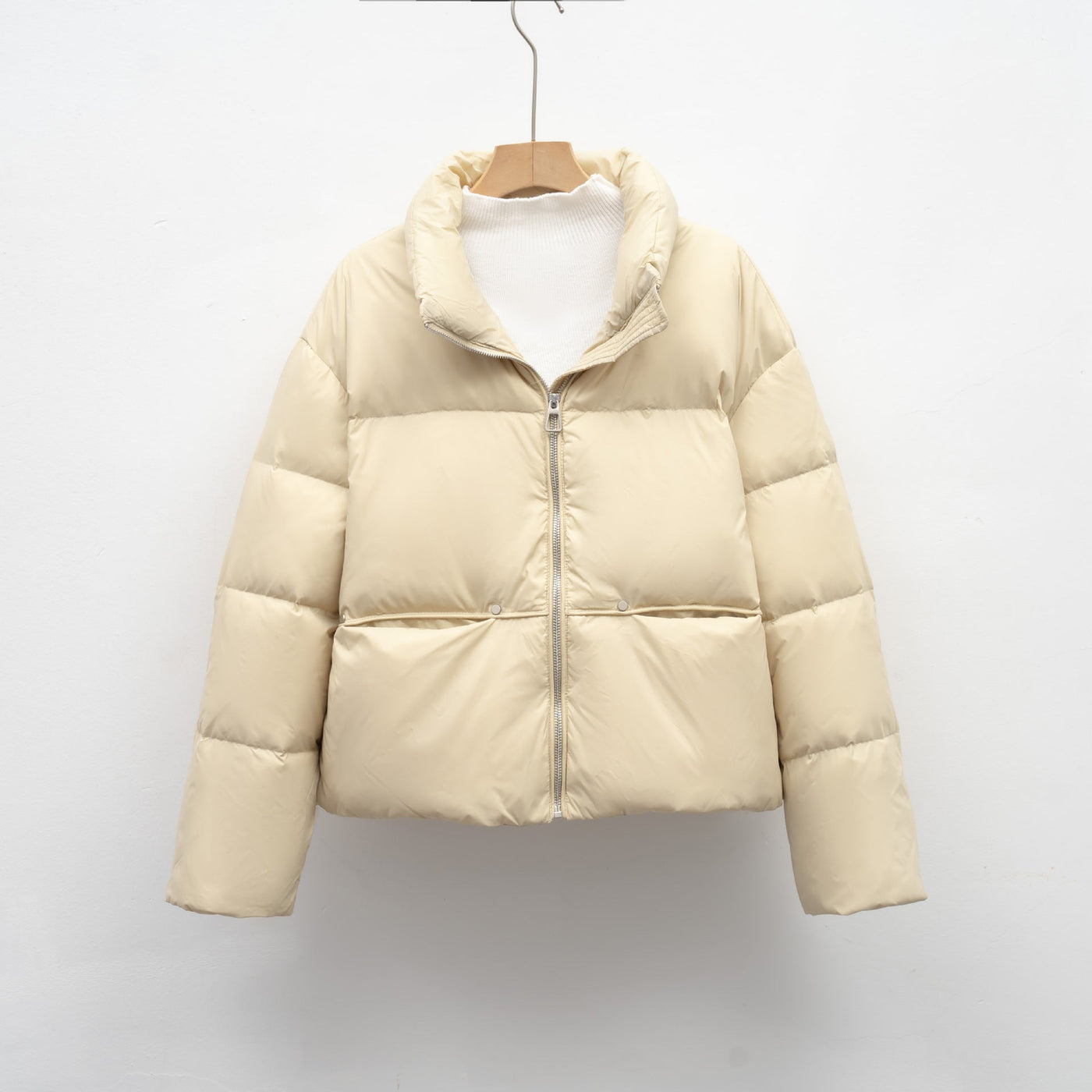 Damen hochwertige Steppjacke mit kurzem Schnitt Heidi-Mode