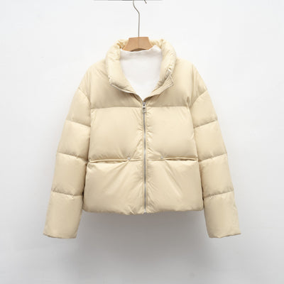 Damen hochwertige Steppjacke mit kurzem Schnitt Heidi-Mode