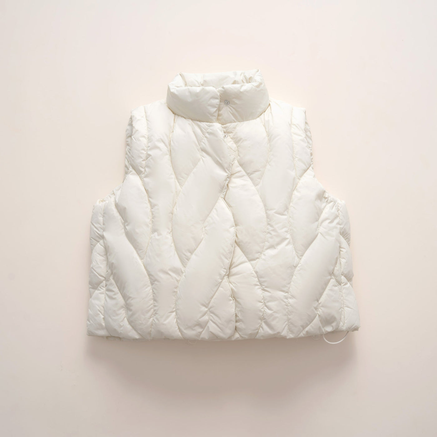 Damen stylische Steppweste mit hohem Kragen und modernem Design Heidi-Mode