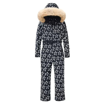 Einteiliger Skianzug für Damen | Wintersportbekleidung