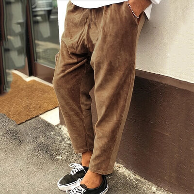 Claremont | Herren Cordhose Loose Fit mit lässiger Knöchellänge