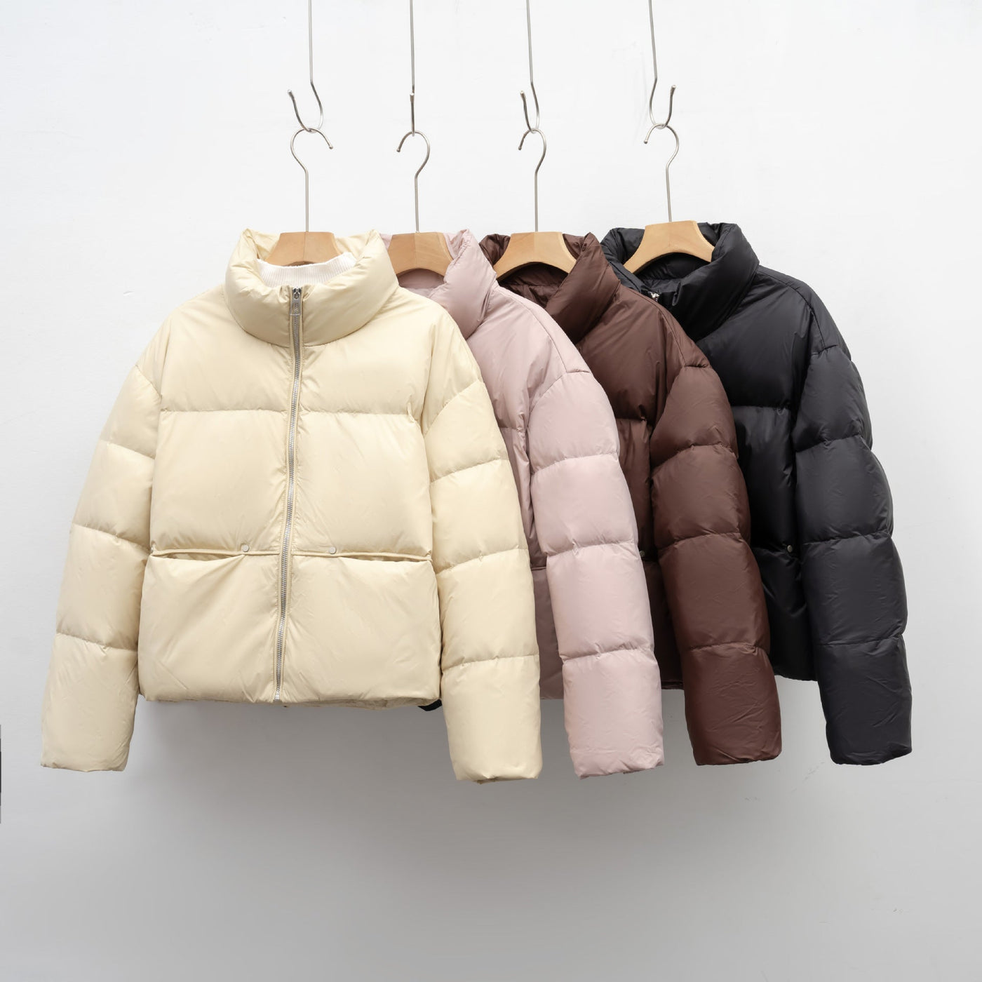 Damen hochwertige Steppjacke mit kurzem Schnitt Heidi-Mode