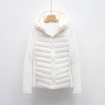 Damen vielseitige Hybridjacke mit Kapuze Heidi-Mode