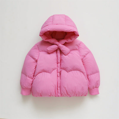 Damen Voluminöse Steppjacke mit Kapuze und hohem Kragen Heidi-Mode