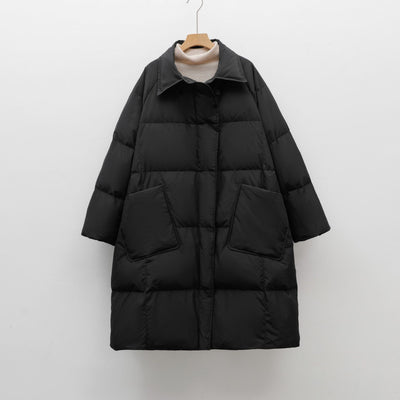 Damen Voluminöser Steppmantel mit abgerundetem Schnitt und praktischen Taschen Heidi-Mode