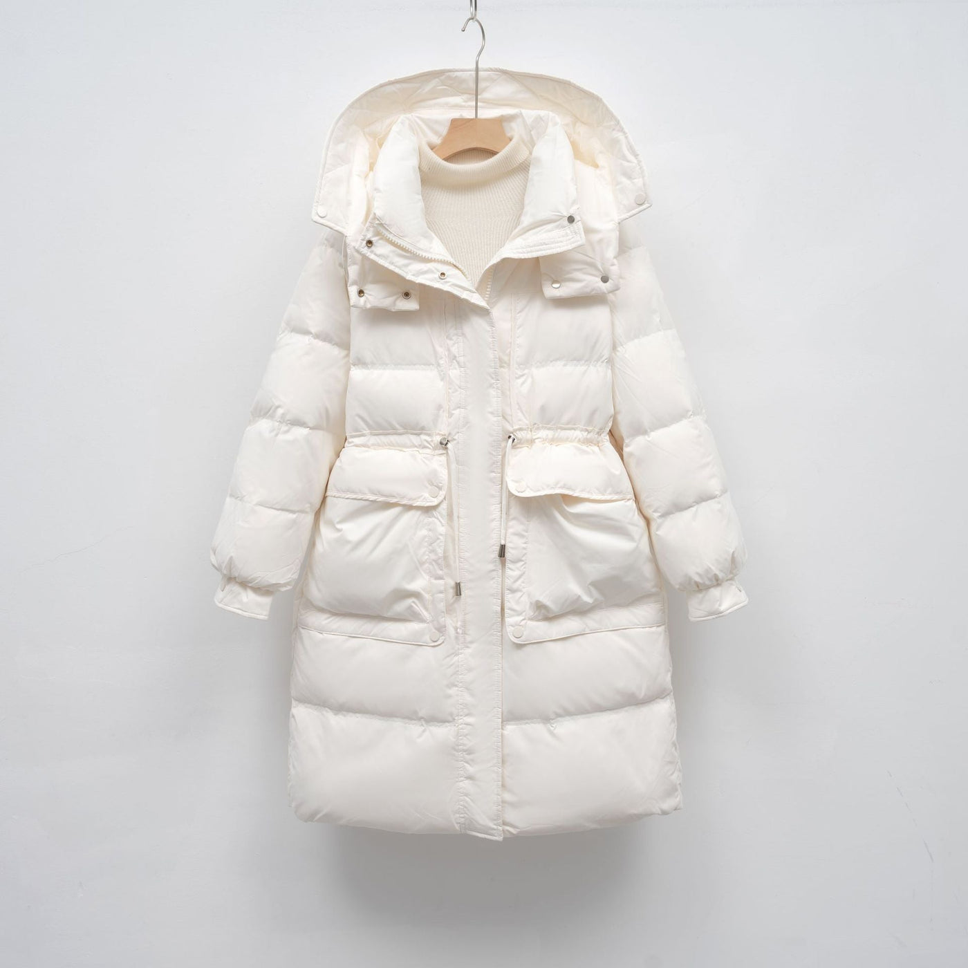 Damen isolierte Winterjacke mit verstellbarem Bund Heidi-Mode