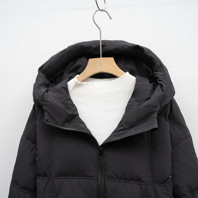 Damen Wintersteppmantel mit Kapuze und praktischen Reißverschlusstaschen Heidi-Mode