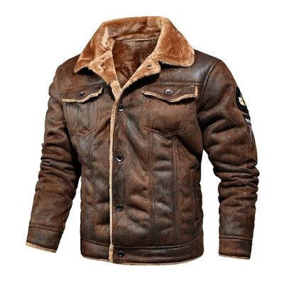 Andreas® | Warme und Vielseitige Lederjacke