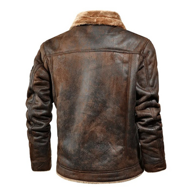 Andreas® | Warme und Vielseitige Lederjacke