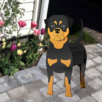 Rottweiler Pflanzentopf