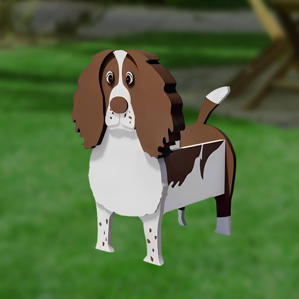 Springer Spaniel Flower Pot