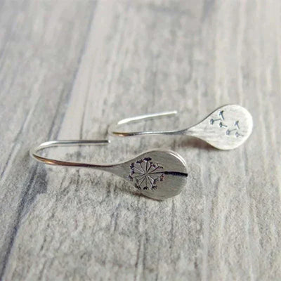 Auric™ | Vintage Silber Blumen Ohrringe