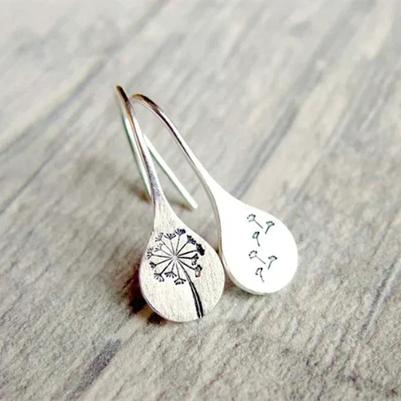 Auric™ | Vintage Silber Blumen Ohrringe