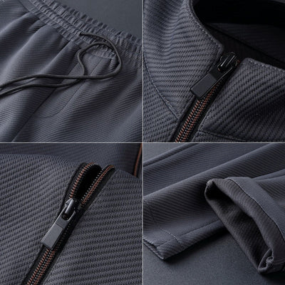 Herren Lycra Trainingsanzug Set für Entspannung und Flexibilität – stylisches Sportoutfit