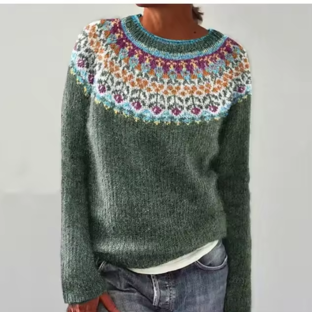 Nadine-Marie® | Gemütlicher Retro-Pullover