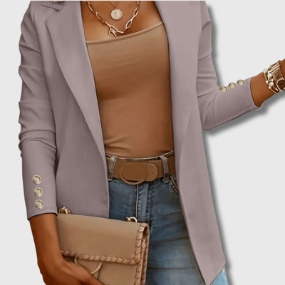 Noémie - Damen Elegante Lange Jacke Limitierte Auflage