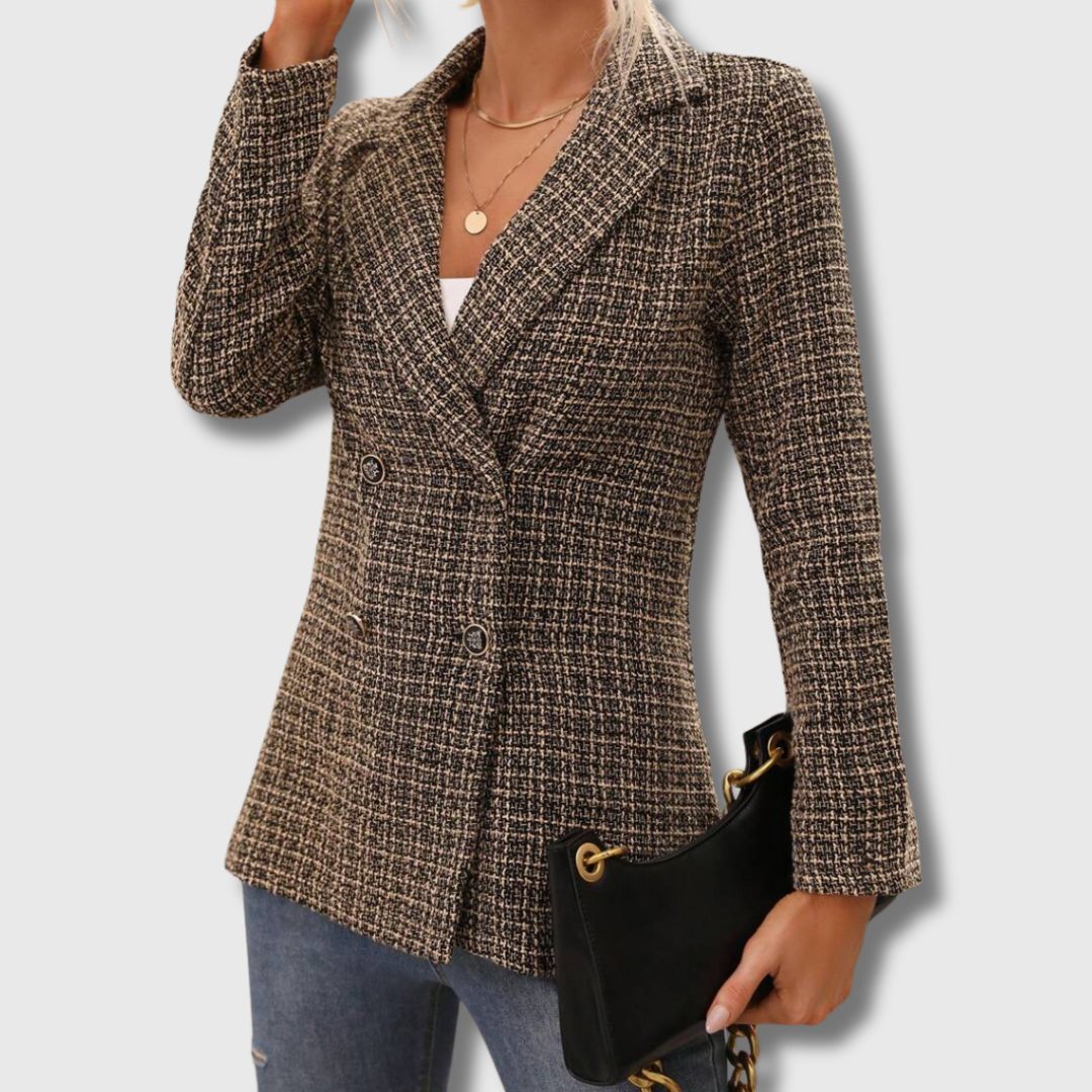 Sabine - Damen Chic Tweed Blazer Limited Edition